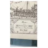 1934 Vanderbilt hotel menu