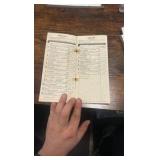 1952 Churchill downs spring meeting race program