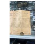 1938 Beulah park jockey club spring meeting race program