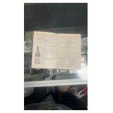 antique horse racing race program