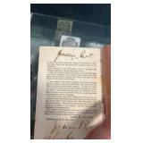 1871 the Kentucky stallion Len rogers booklet with multiple signatures