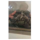 late 1800s Emilius horse racing etching