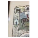 vintage horse lithograph