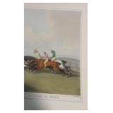 horse racing lithograph