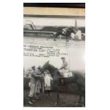 1955 thinking cap horse racing photograph