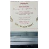 1974 Kentucky derby 100th anniversary Churchill downs menu