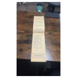 1934 pimlico Maryland jockey club race program