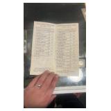 1957 Hollywood park race program