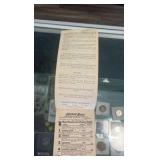 1950 pimlico Maryland jockey club race program