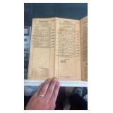 1933 San Mateo county jockey club race program