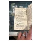 1871 the Kentucky stallion Len rogers booklet with multiple signatures