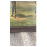 early 1900s inferno racing horse lithograph