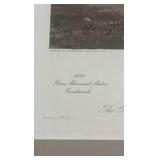 1892 sir Hugo horse racing etching