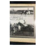 1955 thinking cap horse racing photograph