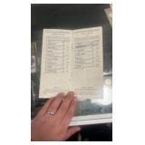 1957 Hollywood park race program