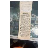 1950 pimlico Maryland jockey club race program