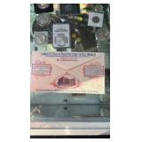 antique dan patch post card and envelope