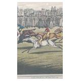 1820 horse racing etching