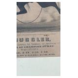 1874 SMUGGLER horse racing etching