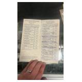 1957 Hollywood park race program