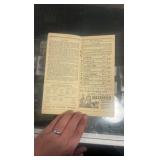 1951 Saratoga race program