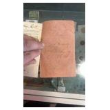 1871 the Kentucky stallion Len rogers booklet with multiple signatures