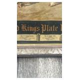 1906 Joseph e Seagrams queens and kings plate winners poster