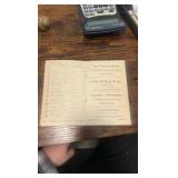 1912 Lake Erie trotting circuit race program and tickets