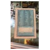 antique illustrated international stock book