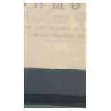 mid 1800s Monmouth eclipse etching