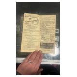 1951 Saratoga race program