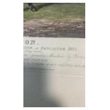 late 1800s memnon horse racing etching