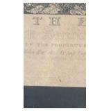 mid 1800s Monmouth eclipse etching