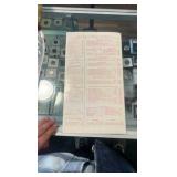 1953 the Preakness 77th running man o war menu