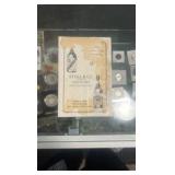 antique horse racing race program