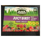 5 X 22Ct Packs Of Black Forest Juicy Burst Gummies