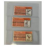 Misc. Sports Cards In Protective Sleeves (Three Larger Are Reprints)