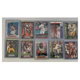 Misc. Sports Cards In Protective Sleeves (Three Larger Are Reprints)