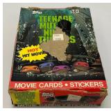 EST. $200.00 - $325.00 1990 Topps TMNT Trading Cards (36) Wax Packs In Original Box