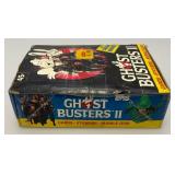 EST. $225.00 - $325.00 1989 Topps Ghost Busters II Trading Card With Movie Poster (36) Wax Packs In Original Box