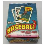 1989 Topps Baseball Cards Wax Packs In Original Box