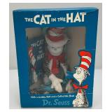 Vintage Dr. Seuss Cat In The Hat Plush Doll Collectible With Book (New Old Stock)