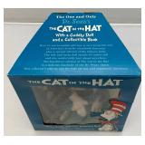 Vintage Dr. Seuss Cat In The Hat Plush Doll Collectible With Book (New Old Stock)