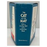 Vintage Dr. Seuss Cat In The Hat Plush Doll Collectible With Book (New Old Stock)