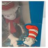 Vintage Dr. Seuss Cat In The Hat Plush Doll Collectible With Book (New Old Stock)