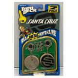 Vintage 1999 Tech Deck High Tech Clip Real Metal Key Chains (New Old Stock)