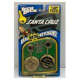 Vintage 1999 Tech Deck High Tech Clip Real Metal Key Chains (New Old Stock)
