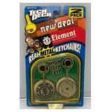 Vintage 1999 Tech Deck High Tech Clip Real Metal Key Chains (New Old Stock)