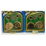 Vintage 1999 Tech Deck High Tech Clip Real Metal Key Chains (New Old Stock)