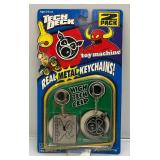 Vintage 1999 Tech Deck High Tech Clip Real Metal Key Chains (New Old Stock)